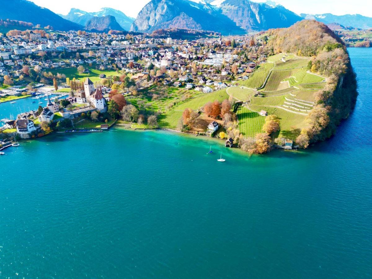 Seaside-Lodge, Top Apartment Spiez Exterior foto