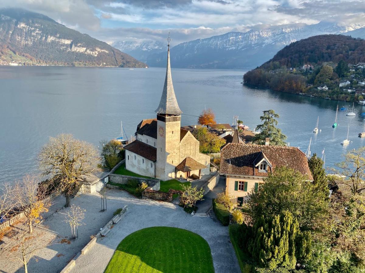 Seaside-Lodge, Top Apartment Spiez Exterior foto