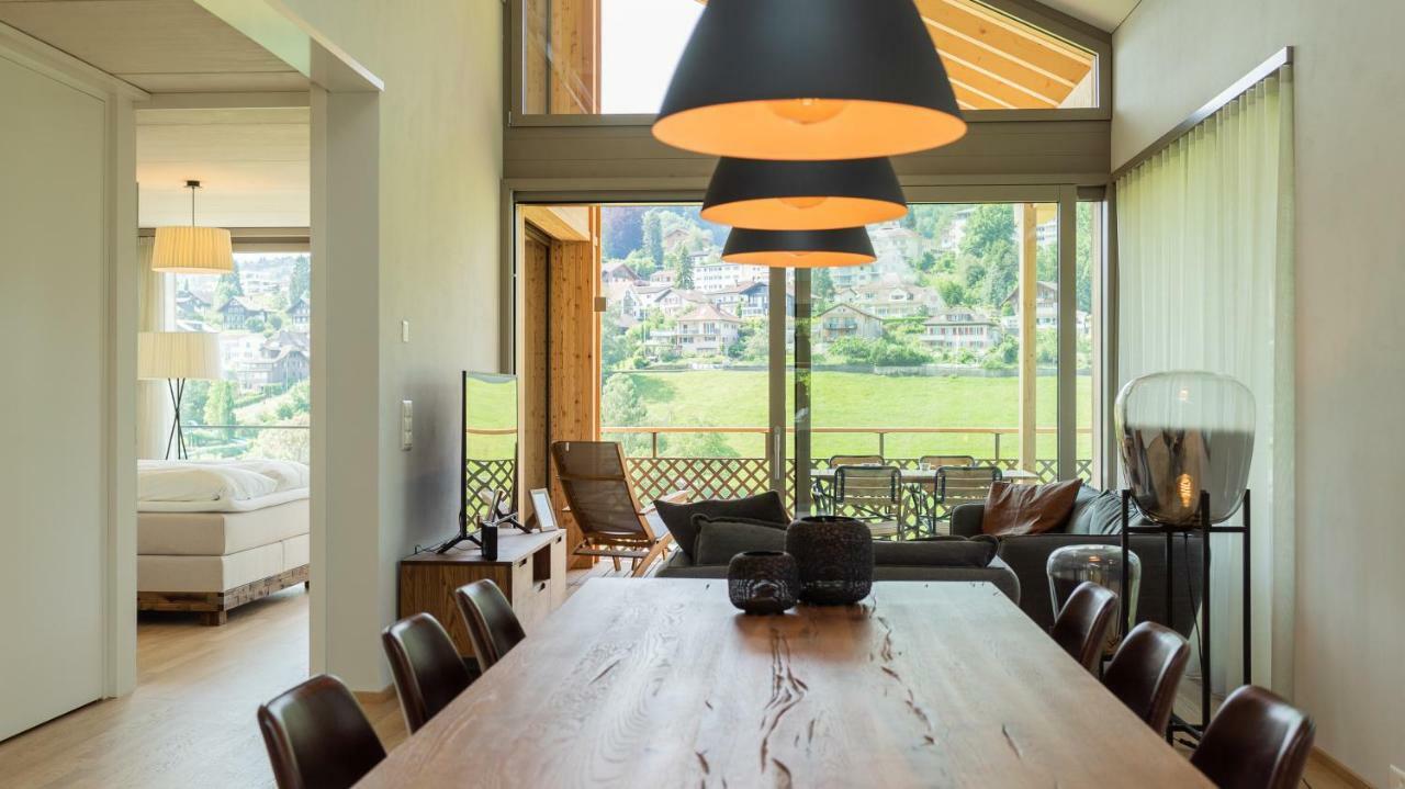 Seaside-Lodge, Top Apartment Spiez Exterior foto